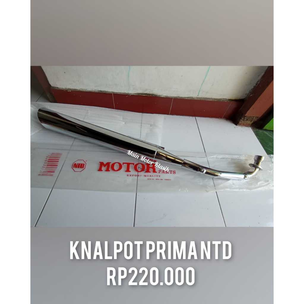 knalpot astrea prima merek NTD kenalpot prima