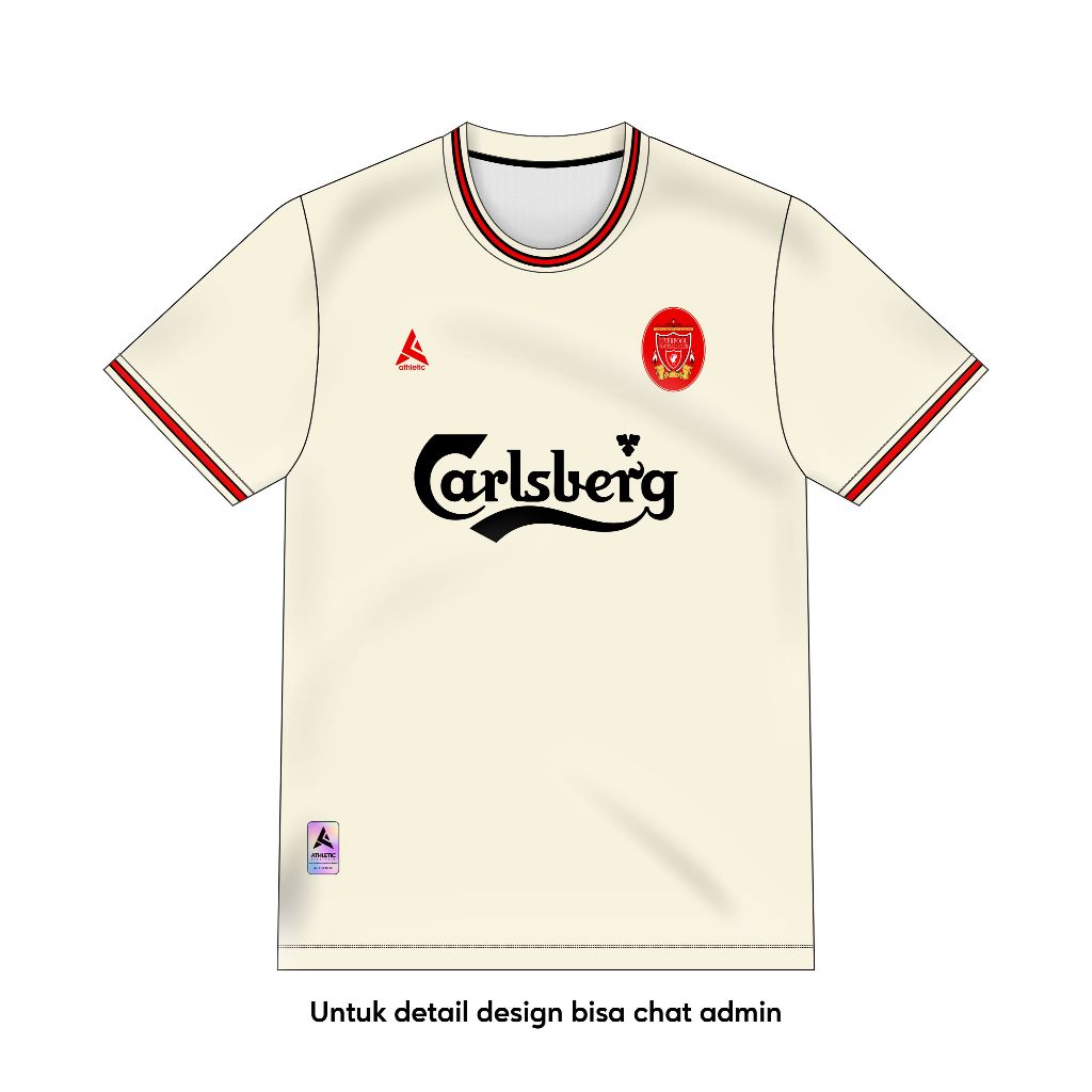 ATHLETIC SPORTWEAR - Jersey Vintage Bola Fantasy Liverpool Away 1996-97 Fullprinting Casual - Atasan