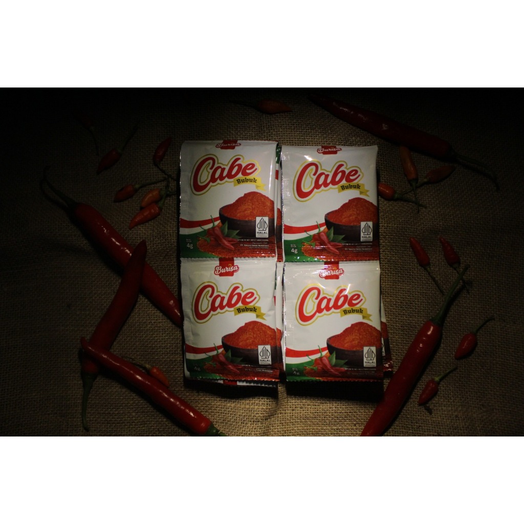 

Burisa cabai Bubuk 5gr @rtg (12pcs)