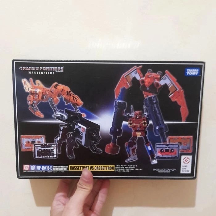 Transformers Masterpiece MP 15/16 E Cassettbot Vs Cassettron Set Mall Exclusive Takara Tomy Hasbro C