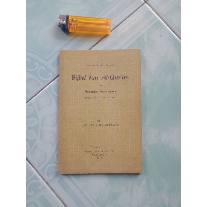 Buku sedjarah singkat Bijbel dan Alquran