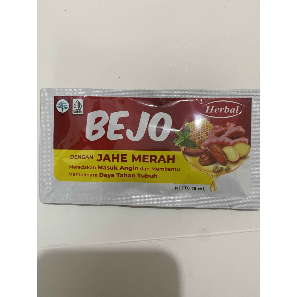 

Bejo Sachet Pcs reda masuk angin