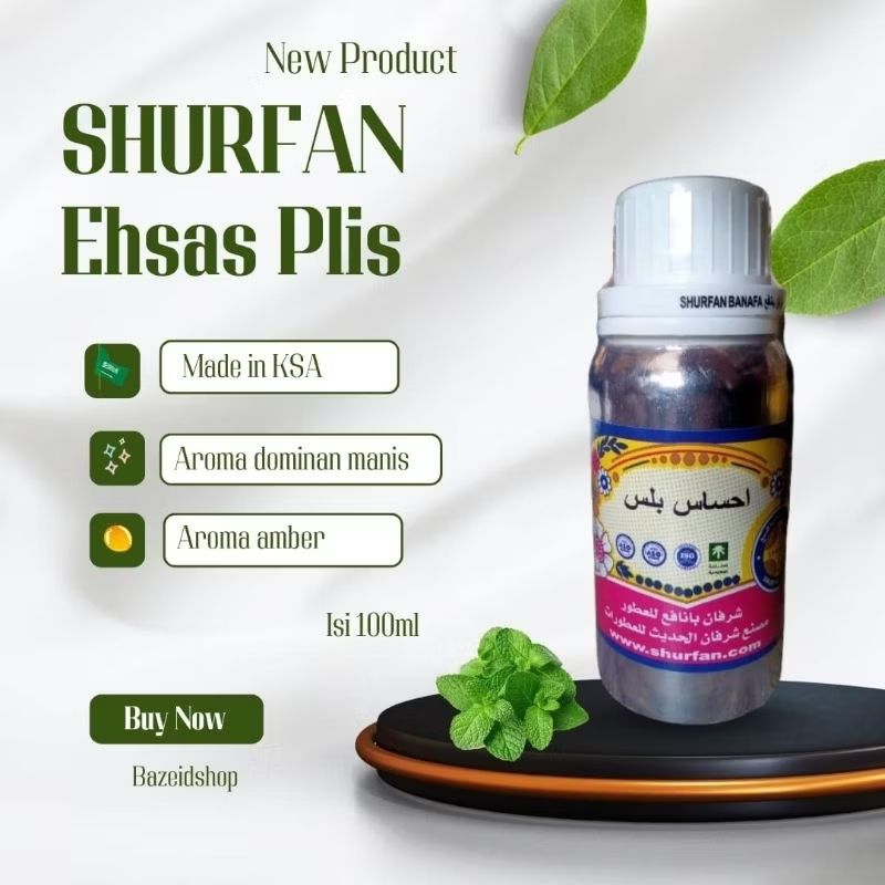 TERLARIS || SHURFAN EHSAS PLUS/PLIS/ SHURFAN BANAFA EHSAS PLUS PREMIUM / PARFUM BIBIT SHURFAN