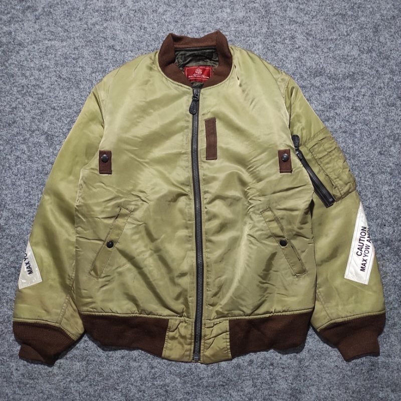 JACKET BOMBER MILITARY AVIREX USA VINTAGE THRIFT/SECOND
