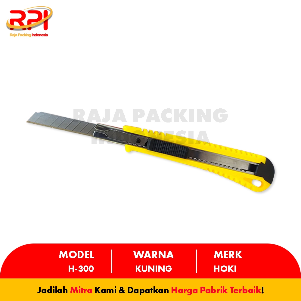 

Cutter Kecil H-300 Super Tajam RAJA PACKING INDONESIA