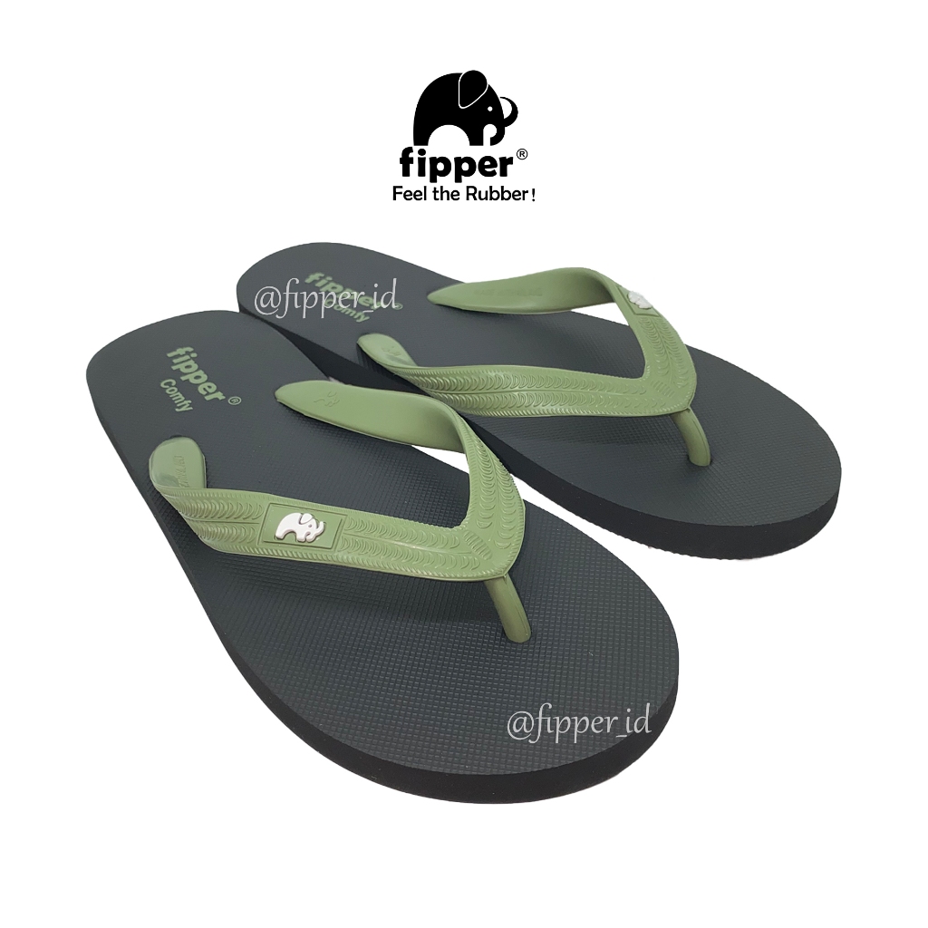 Fipper - Comfy Black / Green Army