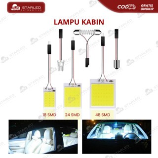 Lampu LED Kabin Plafon Mobil LED Kabin COB Plasma 48 SMD 24 SMD 18 SMD Lampu Plafon