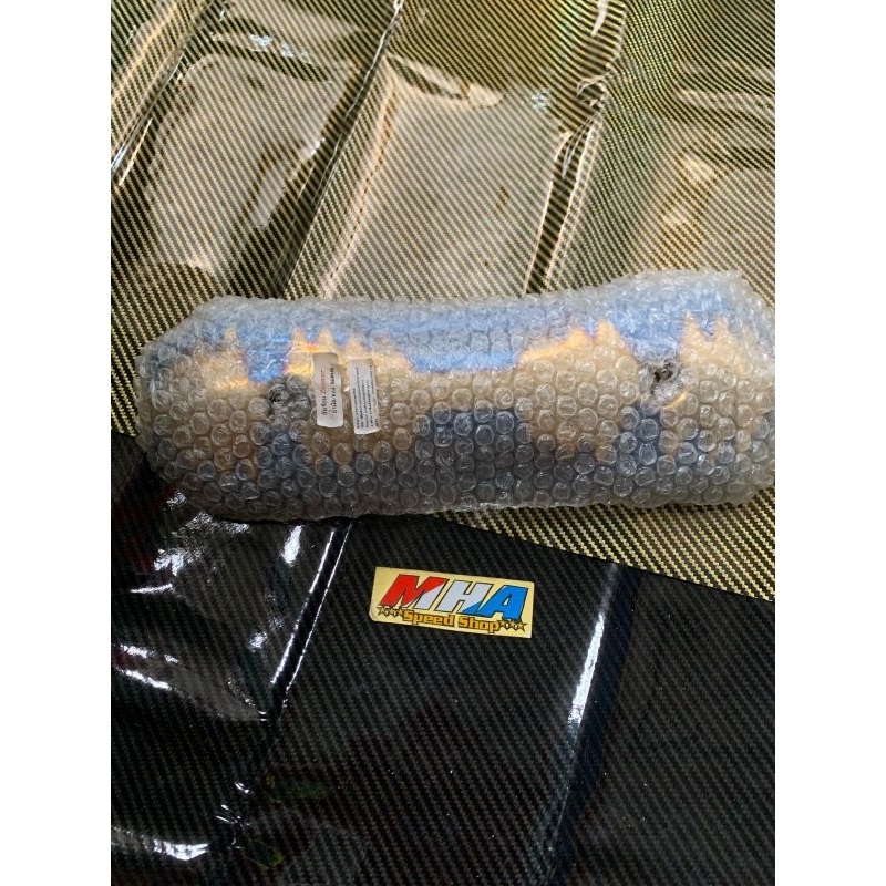 Tameng Cover Knalpot Honda Zoomer Twotone Biru Gold DJ