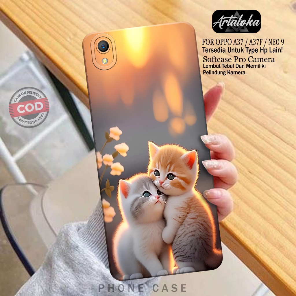 Case Hp OPPO A37/A37F/NEO 9 Fashion Case Kucing Softcase OPPO A37/A37F/NEO 9 Casing OPPO A37/A37F/NE
