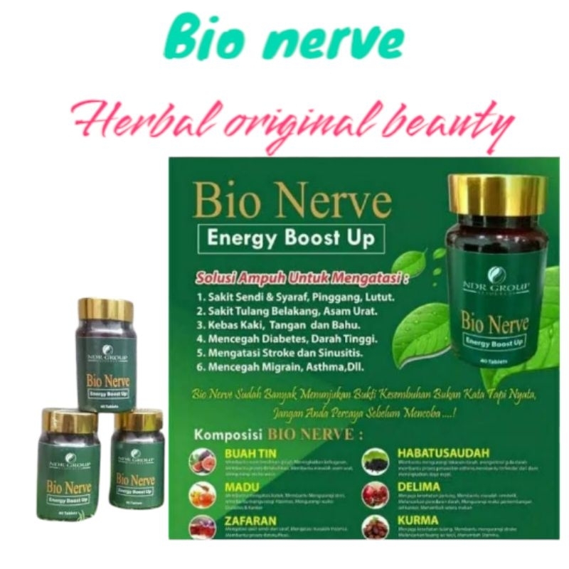 Bio Nerve original NDR Group Asli Malaysia 100% original