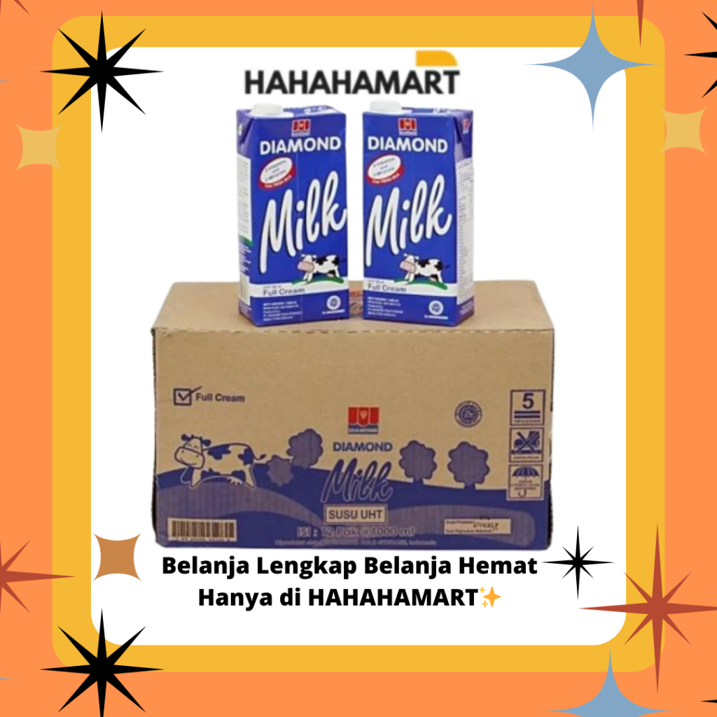 

Diamond Milk 1 Liter Karton Isi 13 Kotak