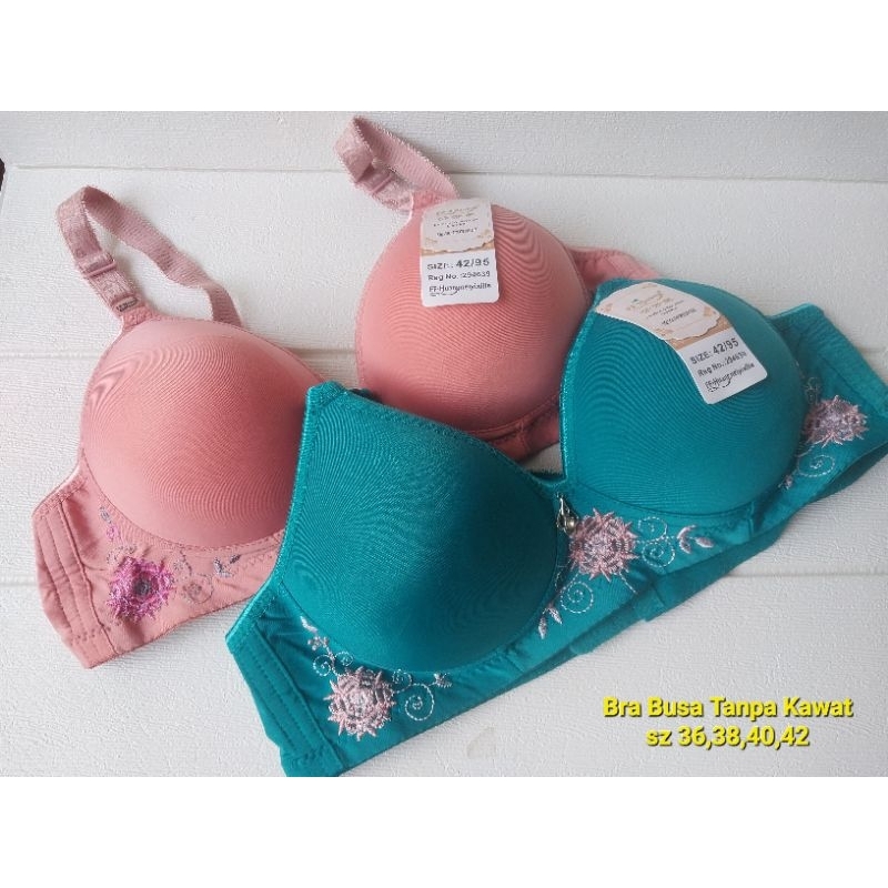 Bra Busa FF Huang /BH Wanita Busa Tanpa Kawat/Bra Wanita Kait 3