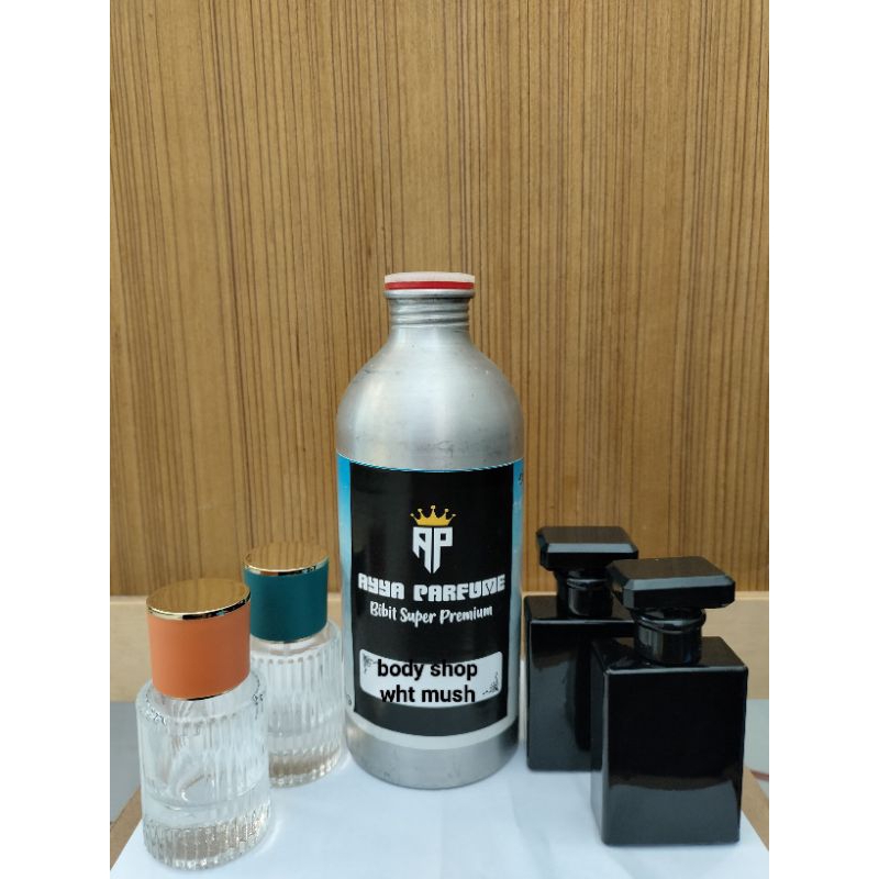 PARFUME MEREK BODY SHOP WHT MUSH ORI TAHAN SEHARIAN COCOK UNTUK PRIA DAN WANITA