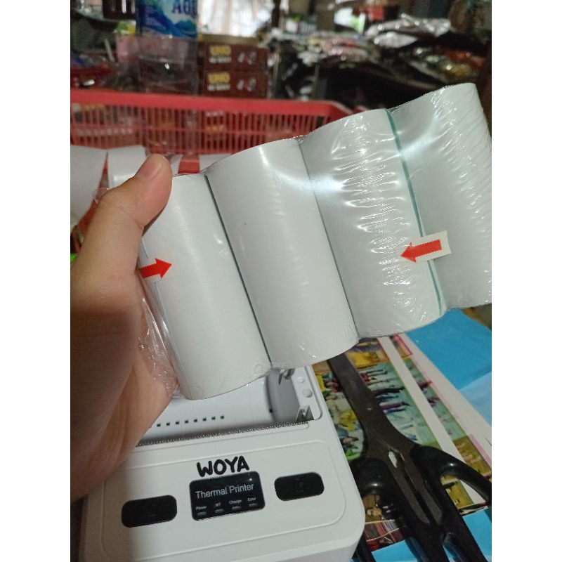 

DIJUAL CEPAT kertas thermal sticker roll uk. 80mm x 10m [4 roll] (baca deskripsi)