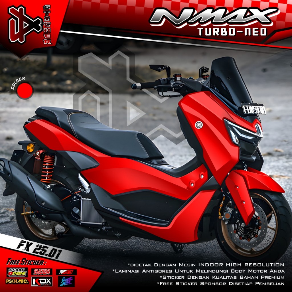 (COD) TERBARU Decal Stiker Motor Yamaha Nmax TURBO NEO S New 2024 2025 Full Body - Decal Modifikasi 