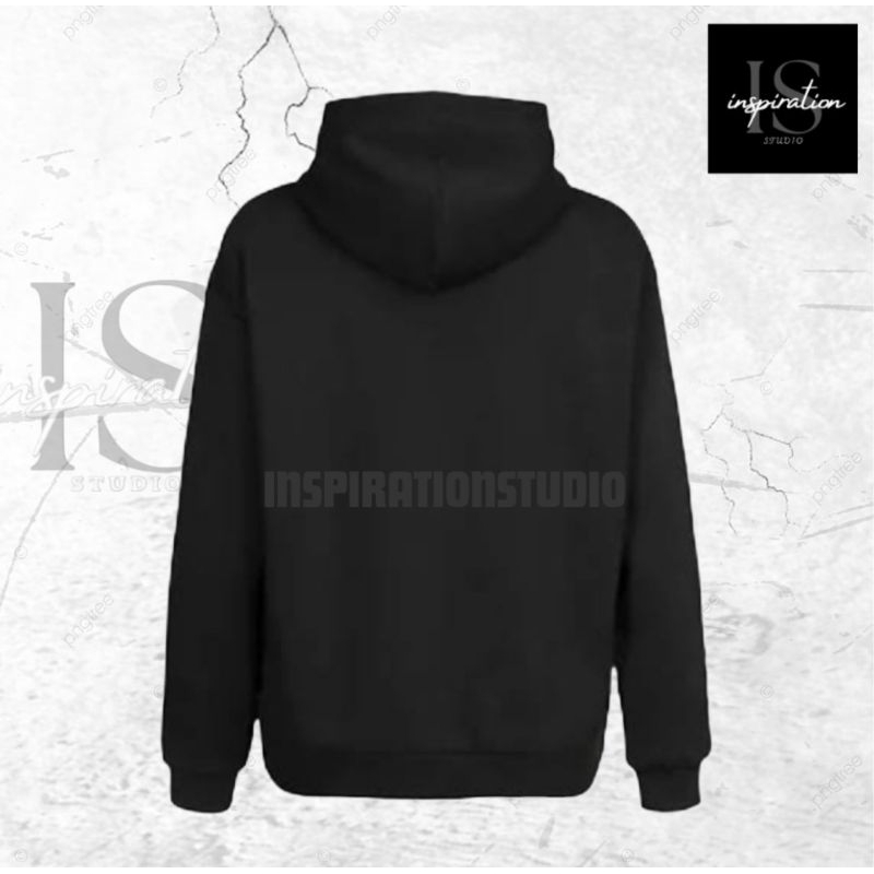 Hoodie IsnpirationMan Mmxxv Reguler fit - hitam