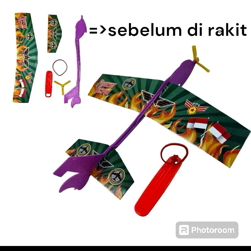[𝗚𝗢𝗪𝗜𝗦𝗦𝗧𝗢𝗥𝗘] MAINAN PESAWAT JEPRET KERTAS / PESAWAT KERTAS / MAINAN ANAK