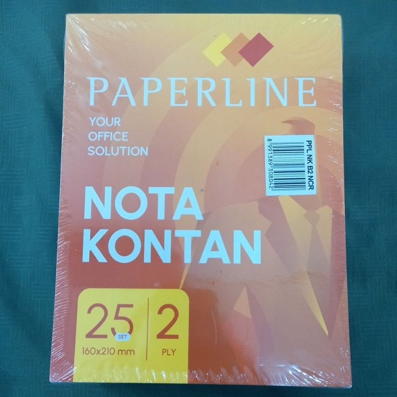 

Nota Kontan PAPERLINE 2ply 25set Besar