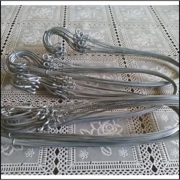 kawat gantung pot tebal panjang 70 cm - kawat gantungan pot