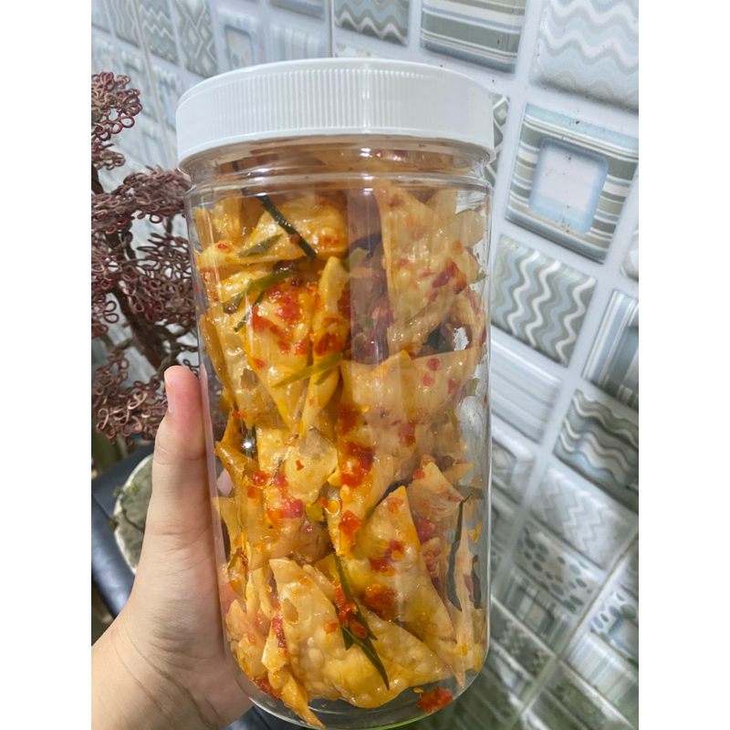 

pangsit pedas manis daun jeruk