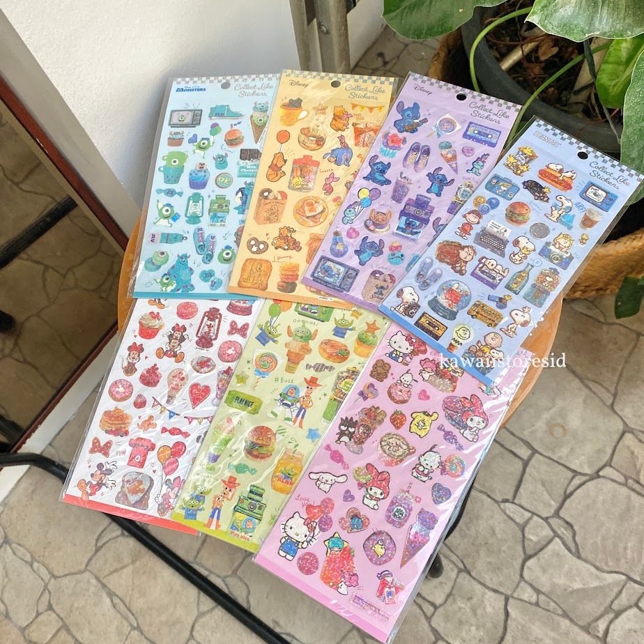 

Stiker Hias Karakter Disney Sanrio Pooh Stitch Toys Story Sulley Monster Inc Tsum Tsum Pikachu Unik Lucu Gift Hadiah