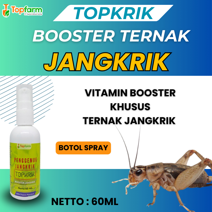 Vitamin Jangkrik 60ML/ Vitamin Khusus Jangkrik/ Vitamin Penggemuk Ayam/ Vitamin Ternak Jangkrik/ Vit