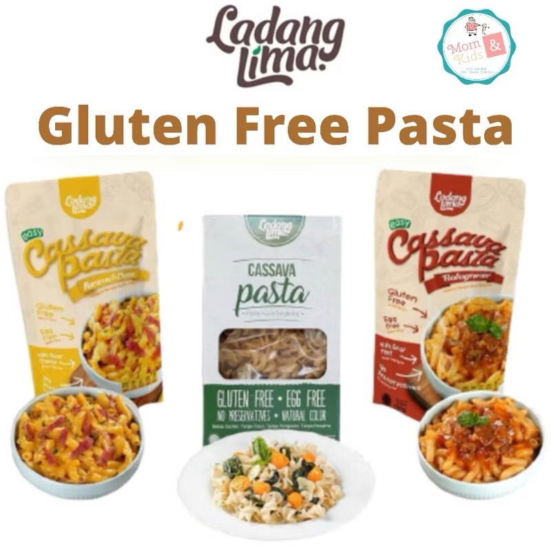 

LADANG LIMA Pasta Singkong Makaroni Fusili Instant | Pasta Sehat Gluten Free