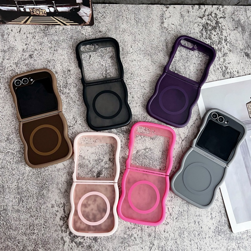 097 SAMSUNG Neon Series Magsafe Wireless Magnetic Charger Softcase Casing Case HP Lucu Samsung Galax