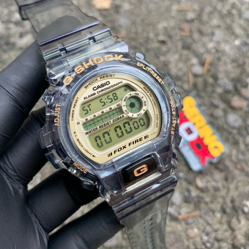 Gshock G Shock DW 6900 Original Custom Strap Bezel Smoke