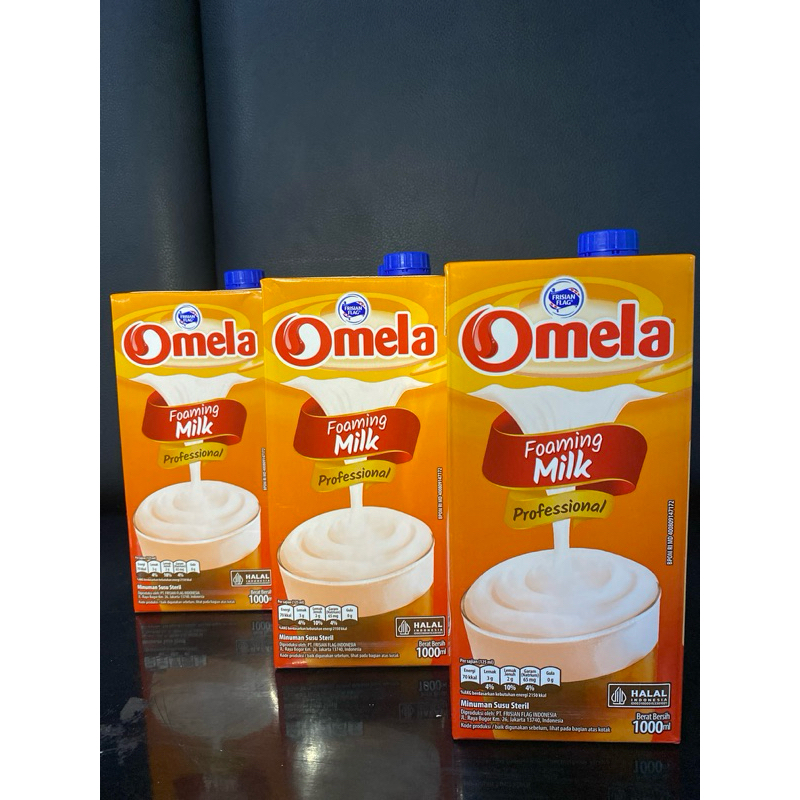 

UHT Omela 1 Liter, Susu Omela Foaming Milk (1 KARDUS LEBIH MURAH)