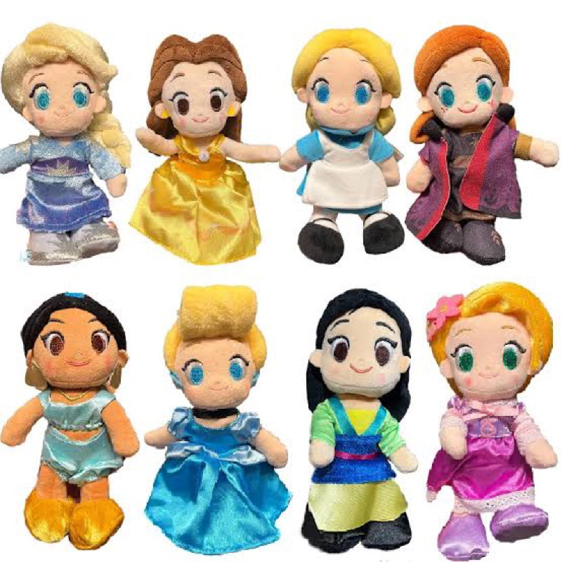 disney nuimos princess snow white alice in wonderland tiana princess frog mulan belle beauty and the