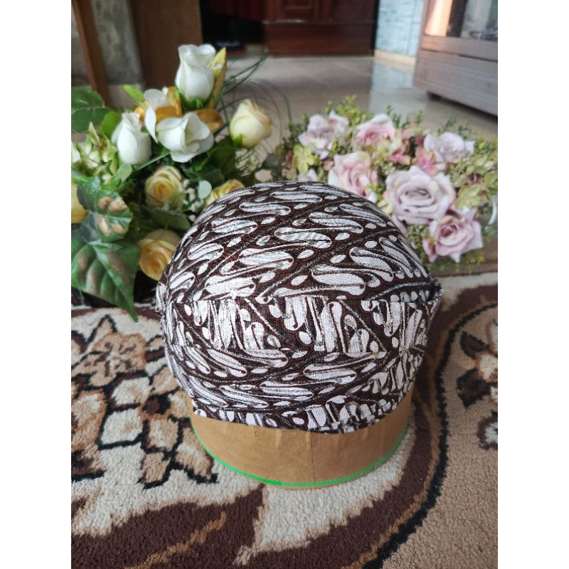 Blangkon Manten Prada Emas Model Solo
