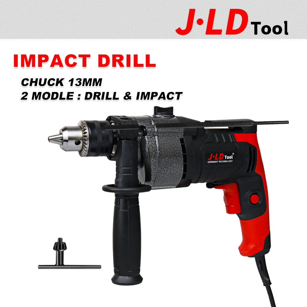 COD JLD Mesin Bor Kayu Impact Drill Bor 13mm Bor Bobok Tembok Beton Bor Listrik Bor Multifungsi Set