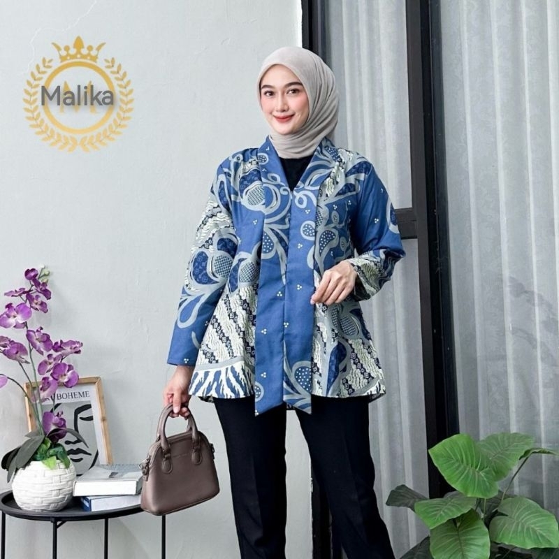 blus model kebaya batik