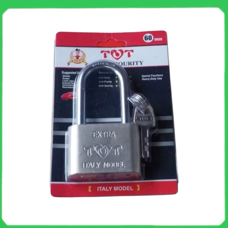 TOT GEMBOK PANJANG 60 MM PANJANG GEMBOK CHROME 60MM PANJANG