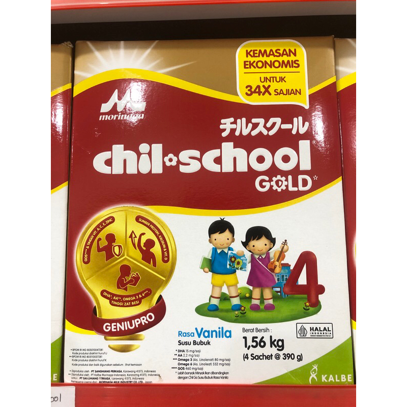 

Susu Chil School Gold 4 Vanila 1560gr