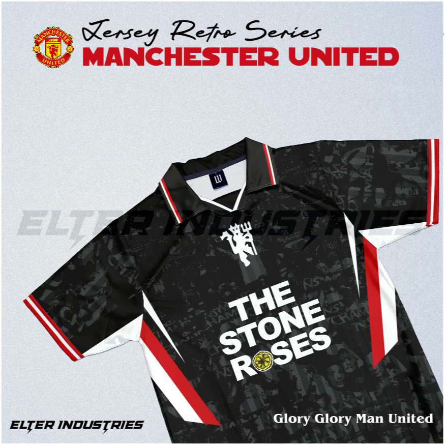 WELLDONE  JERSEY RETRO MANCHESTER UNITED / MU / GGMU / JERSEY BOLA / JERSEY SUPPORTER /JERSEY VINTAG
