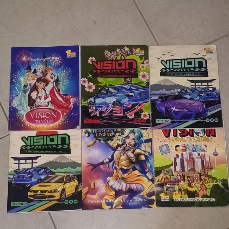 

( pcs ) buku vision buku tulis biasa untuk menulis