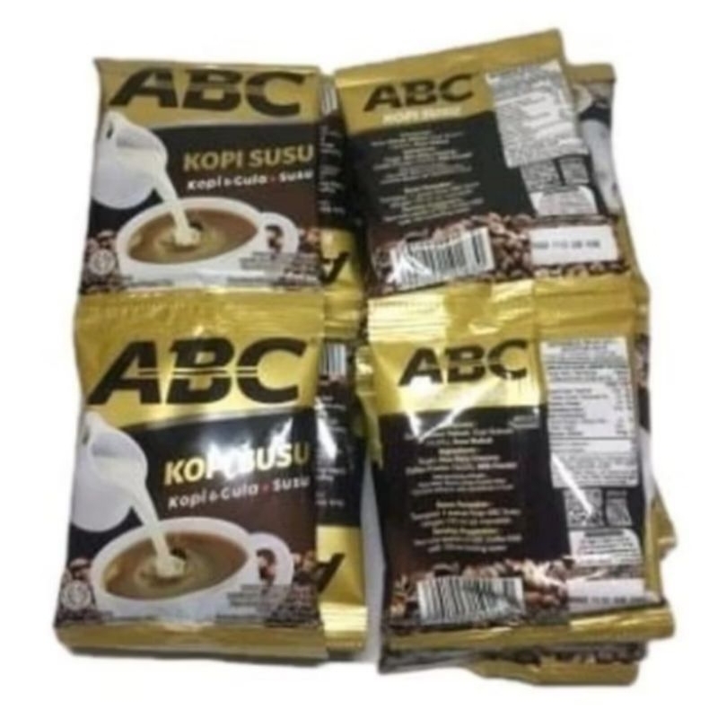 

kopi abc susu renceng 10 sachet