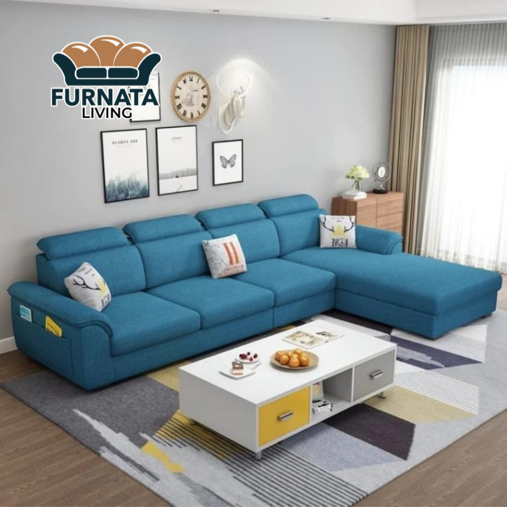 Sofa Minimalis Ruang Tamu Model L Terbaru