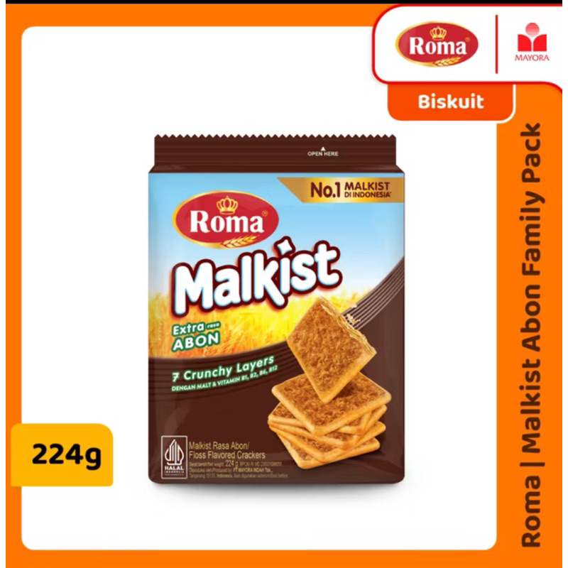 

Roma Malkist Abon Family Pack