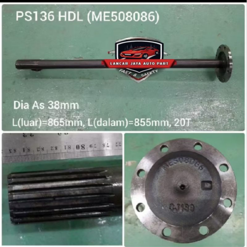 AS RODA AS PAYUNG MITSUBISHI PS136 HDL ME508086 GIGI 20T OEM BERGARANSI