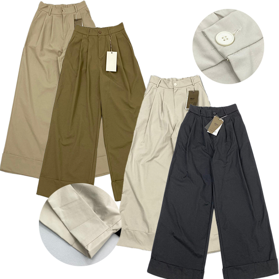 CELANA PANJANG KULOT WANITA BAHAN PREMIUM TEBAL BELAKANG PINGGANG KARET