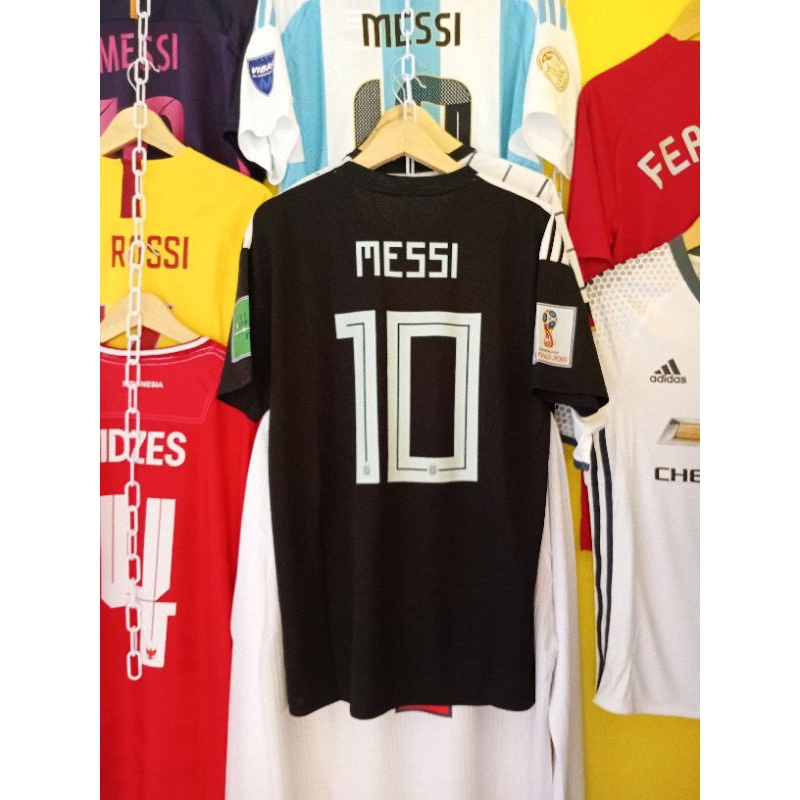 JERSEY BOLA GO RETRO ARGENTINA PIALA DUNIA 2018 AWAY