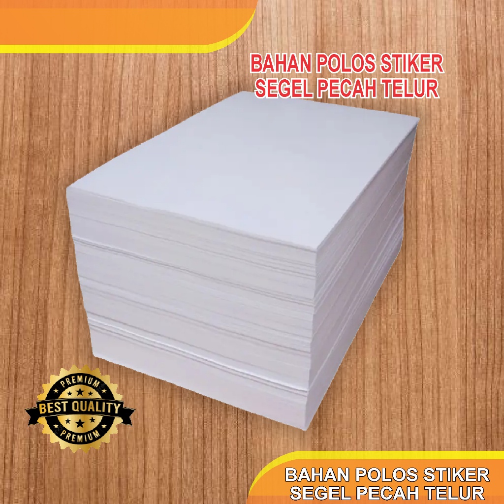 

BAHAN POLOS STIKER SEGEL PECAH TELUR A4