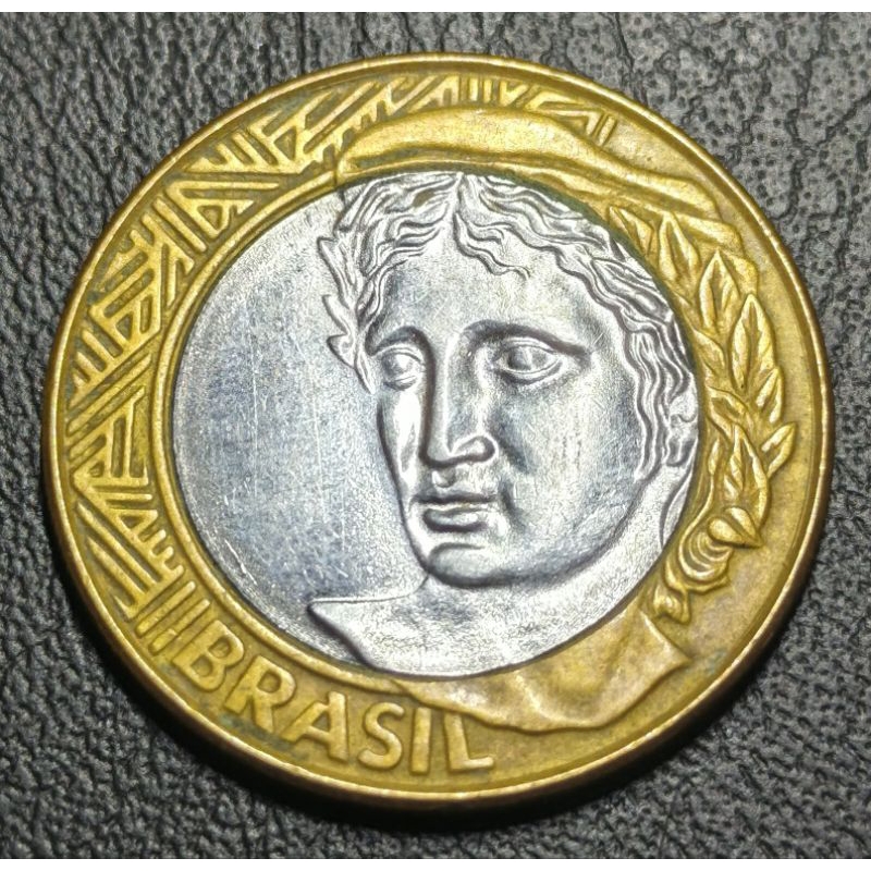 Koin Asing Bimetal Brazil 1 Real