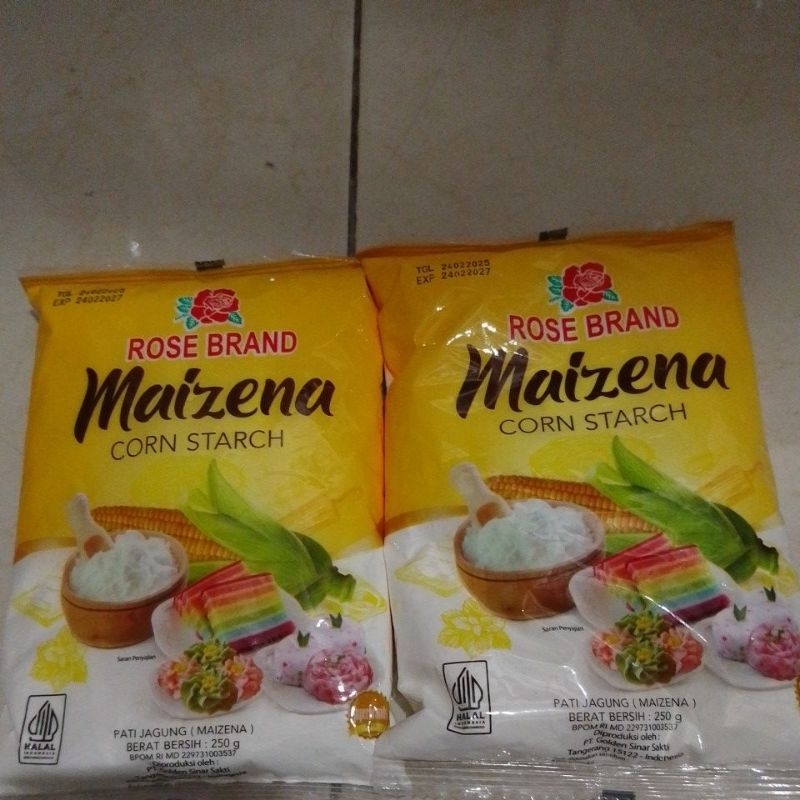 

Tepung Maizena Rose Brand kemasan 250gr