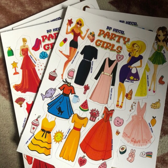 Mainan Bongkar Pasang Jadul Mainan BP 19x12 Mainan Boneka Kertas Mainan Anak Perempuan