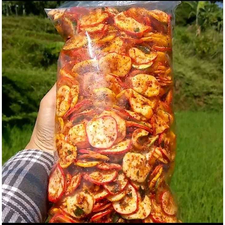 

KERUPUK SEBLAK KERING PEDAS GURIH DAUN JERUK 500 GRAM