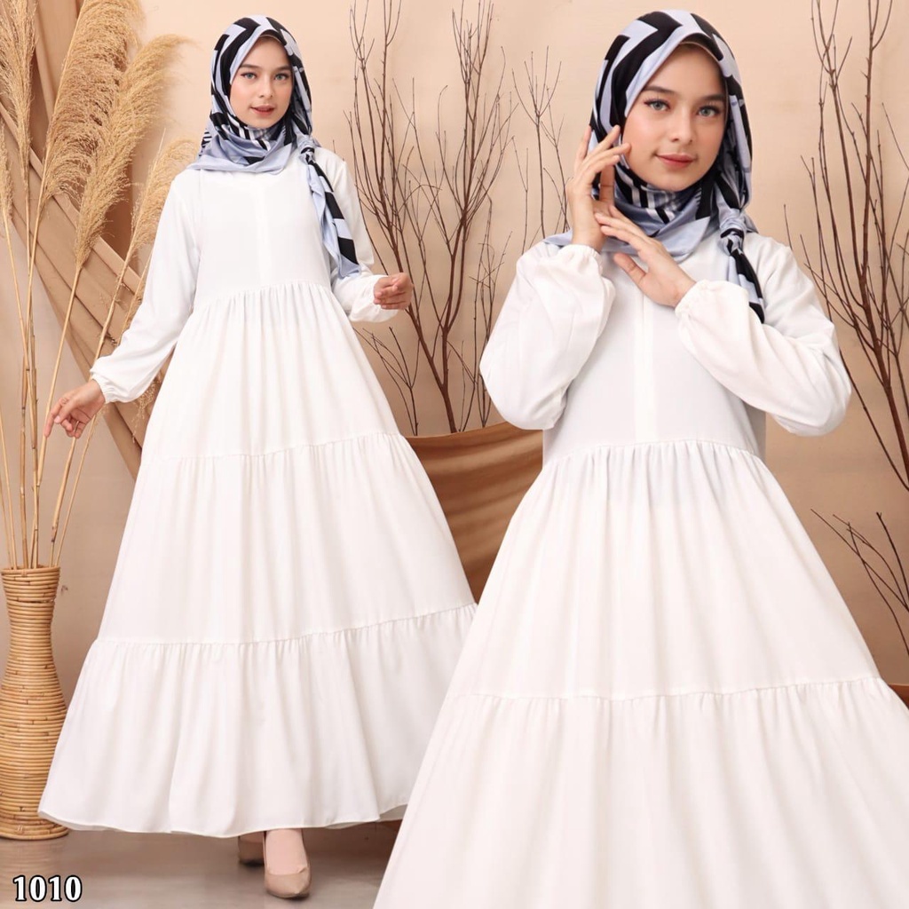 100RB DAPAT 3PCS TERLARIS GAMIS CANDA SUSUN MODERN/DRESS MUSLIM/MIDI DRESS/GAMIS MUSLIM TERBARU/BUSU